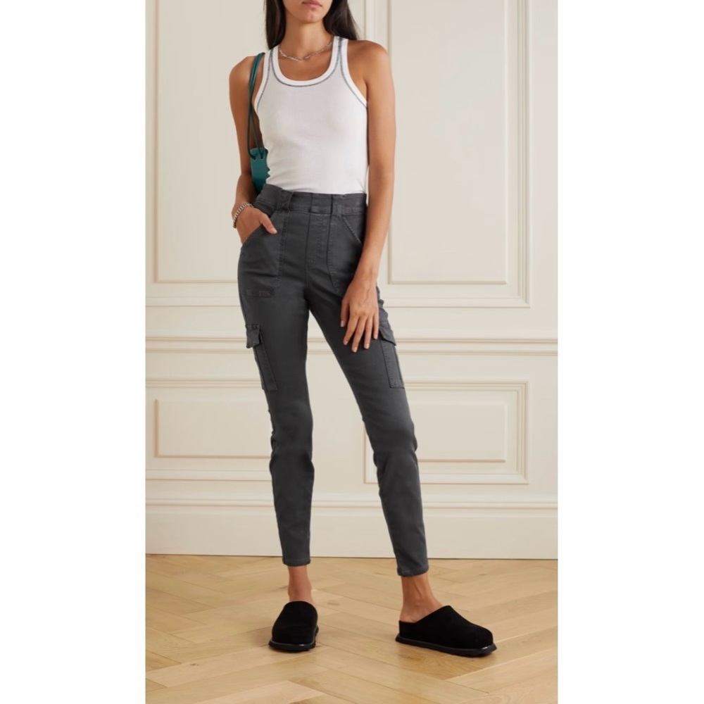 NEW Spanx Stretch Twill Ankle Cargo Pant